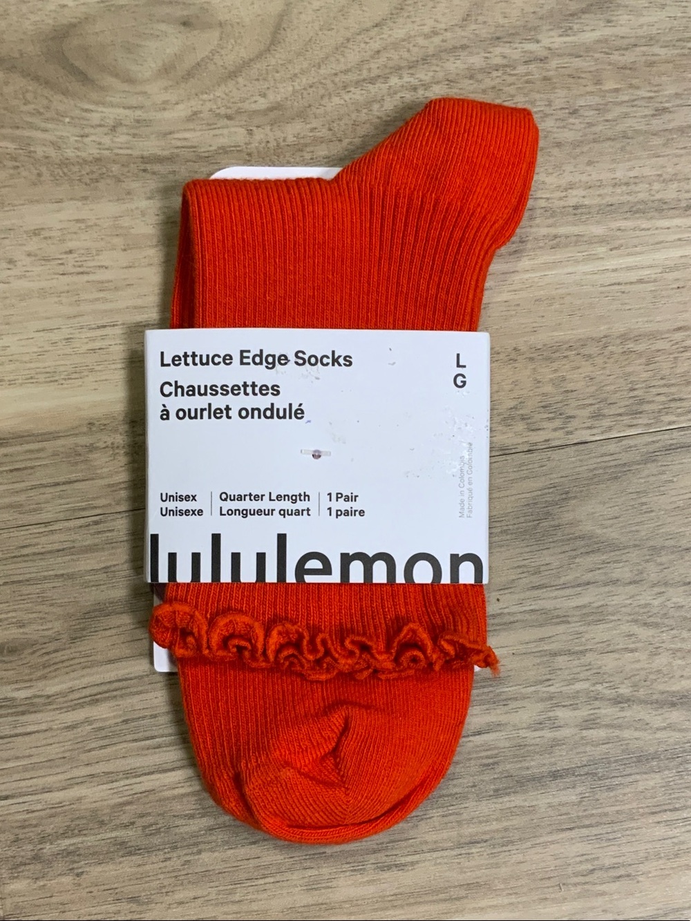 lululemon athletica Lettuce Edge Quarter Socks - Bright Red